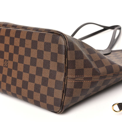Louis Vuitton Damier Ebene Neo Neverfull MM Rose Ballerine 10 of 10