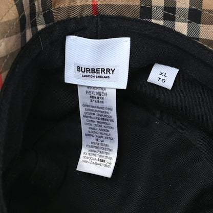 Burberry Technical Cotton Vintage Check Bucket Hat XL Archive Beige 7 of 7