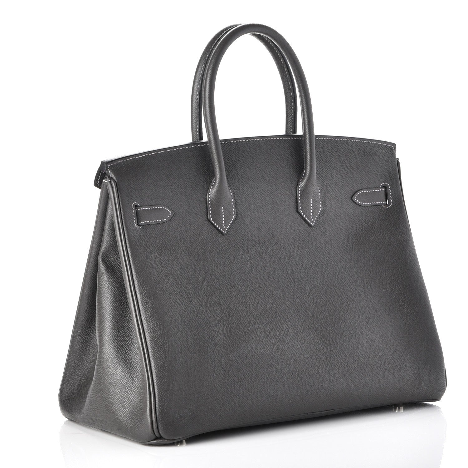 Hermes Epsom Horseshoe Birkin 35 Etain Lilac 3 of 27