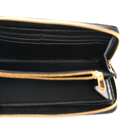 Christian Dior Patent Cannage Lady Dior Continental Wallet Black 5 of 8