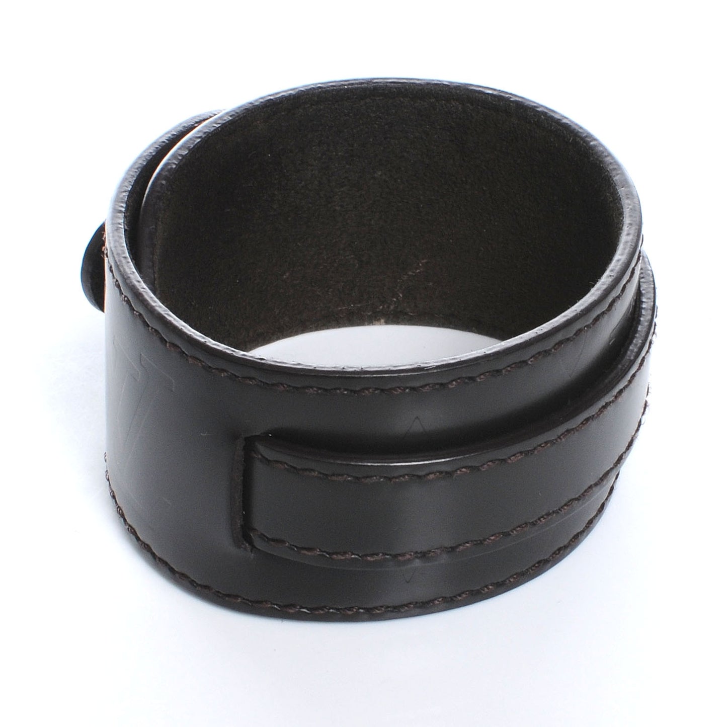 Glace Monogram Wrap Bracelet Cafe Brown