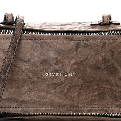 Givenchy Tumbled Sheepskin Mini Pandora Charcoal 8 of 15