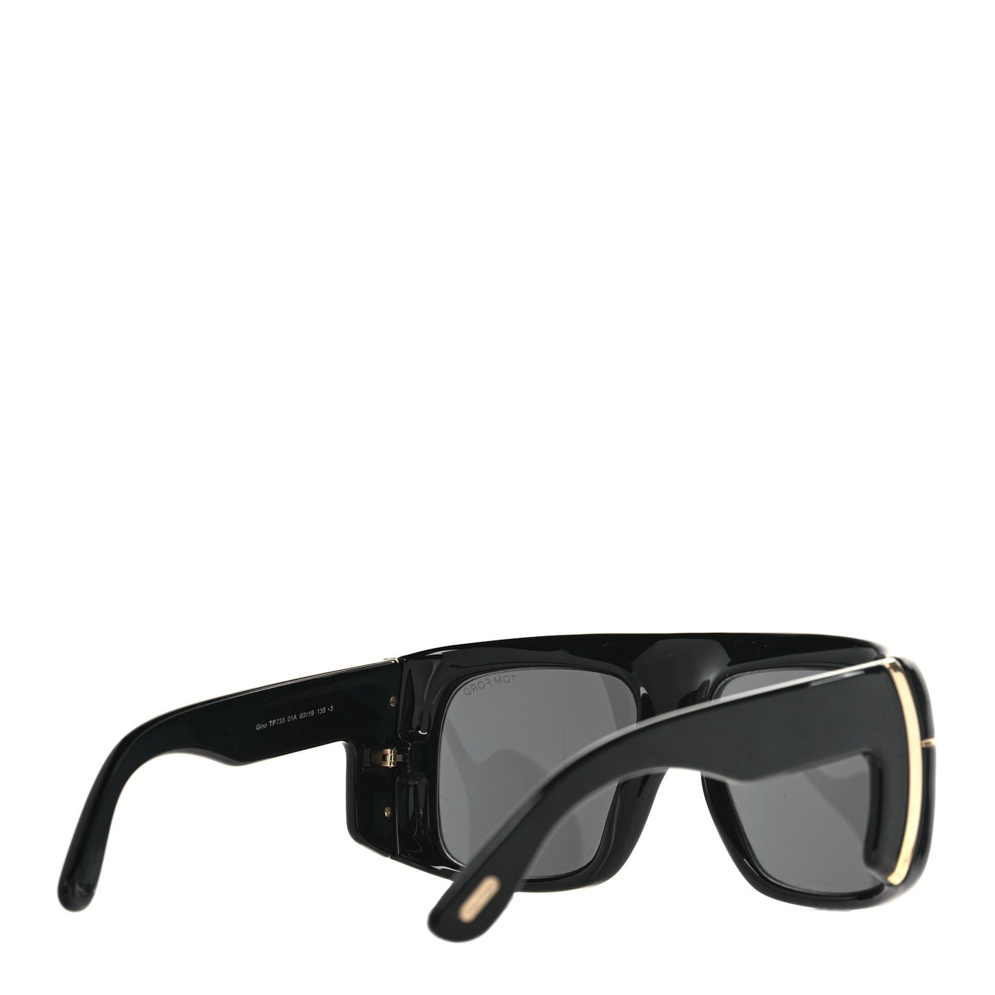 Square Gino Sunglasses TF733 Black