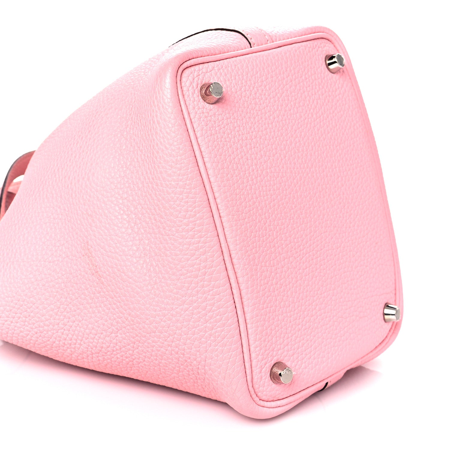 Hermes Taurillon Clemence Picotin Lock 18 PM Rose Sakura 7 of 8