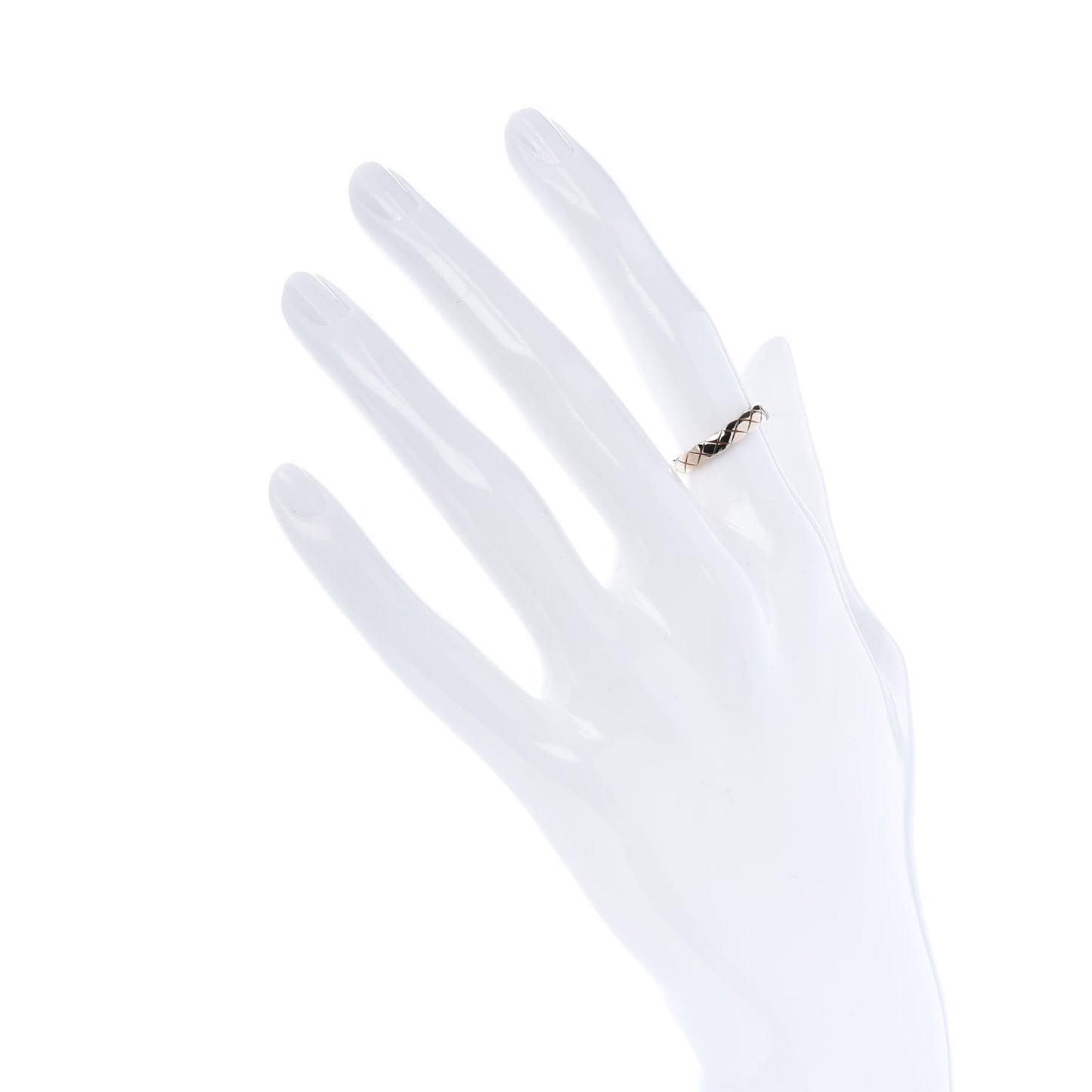 18K Beige Gold Mini Coco Crush Ring 48 4.5