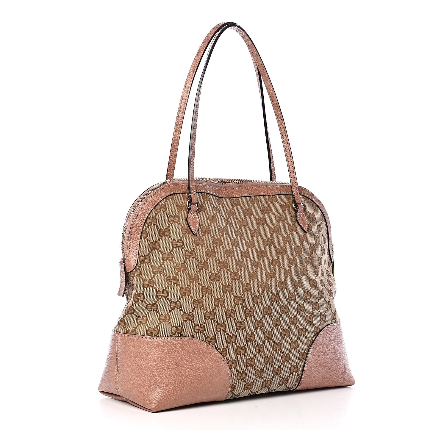 Monogram Medium Bree Shoulder Bag Dark Cipria
