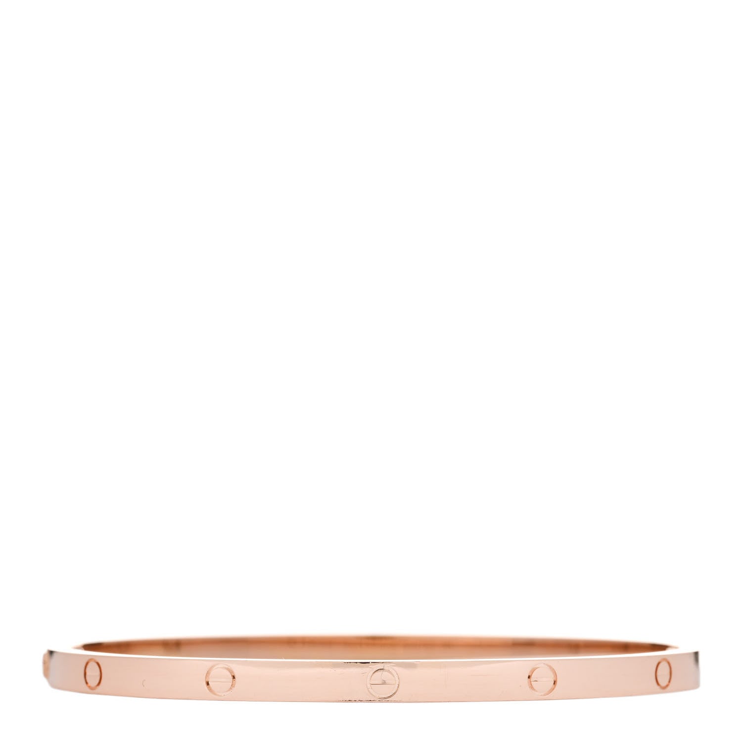 Cartier 18K Pink Gold Small LOVE Bracelet 17 2 of 8
