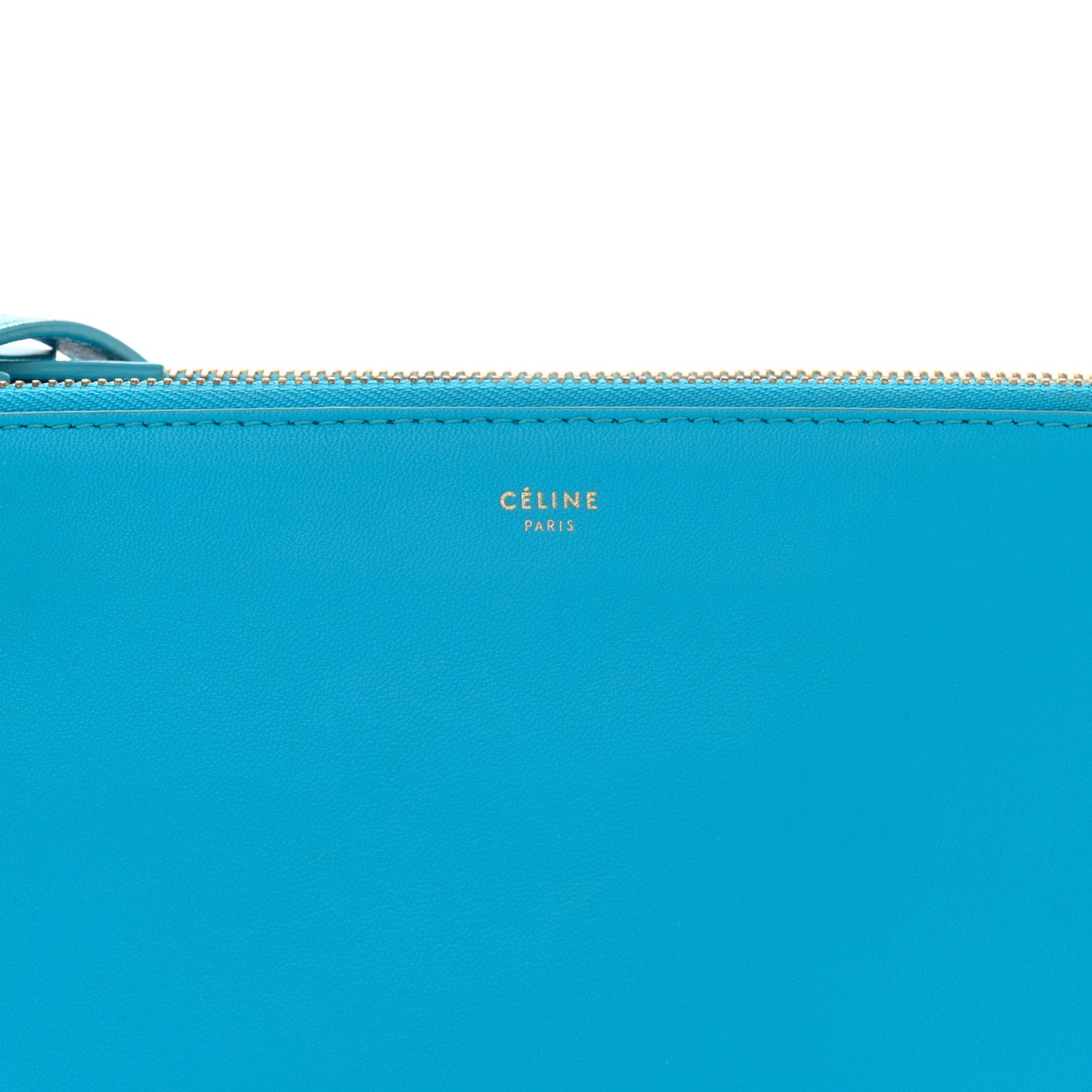 Lambskin Large Trio Crossbody Bag Turquoise
