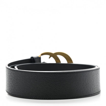 Gucci Textured Calfskin Double G 40mm Belt 90 36 Black 2 of 5
