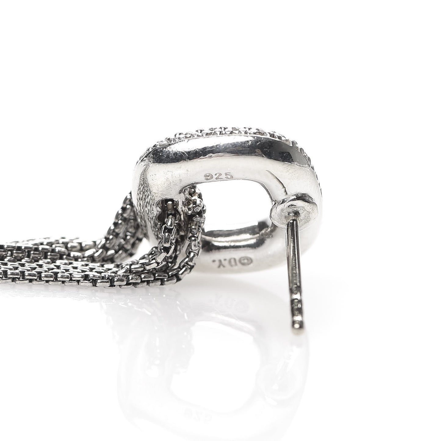 Sterling Silver Diamond Waterfall Drop Earrings