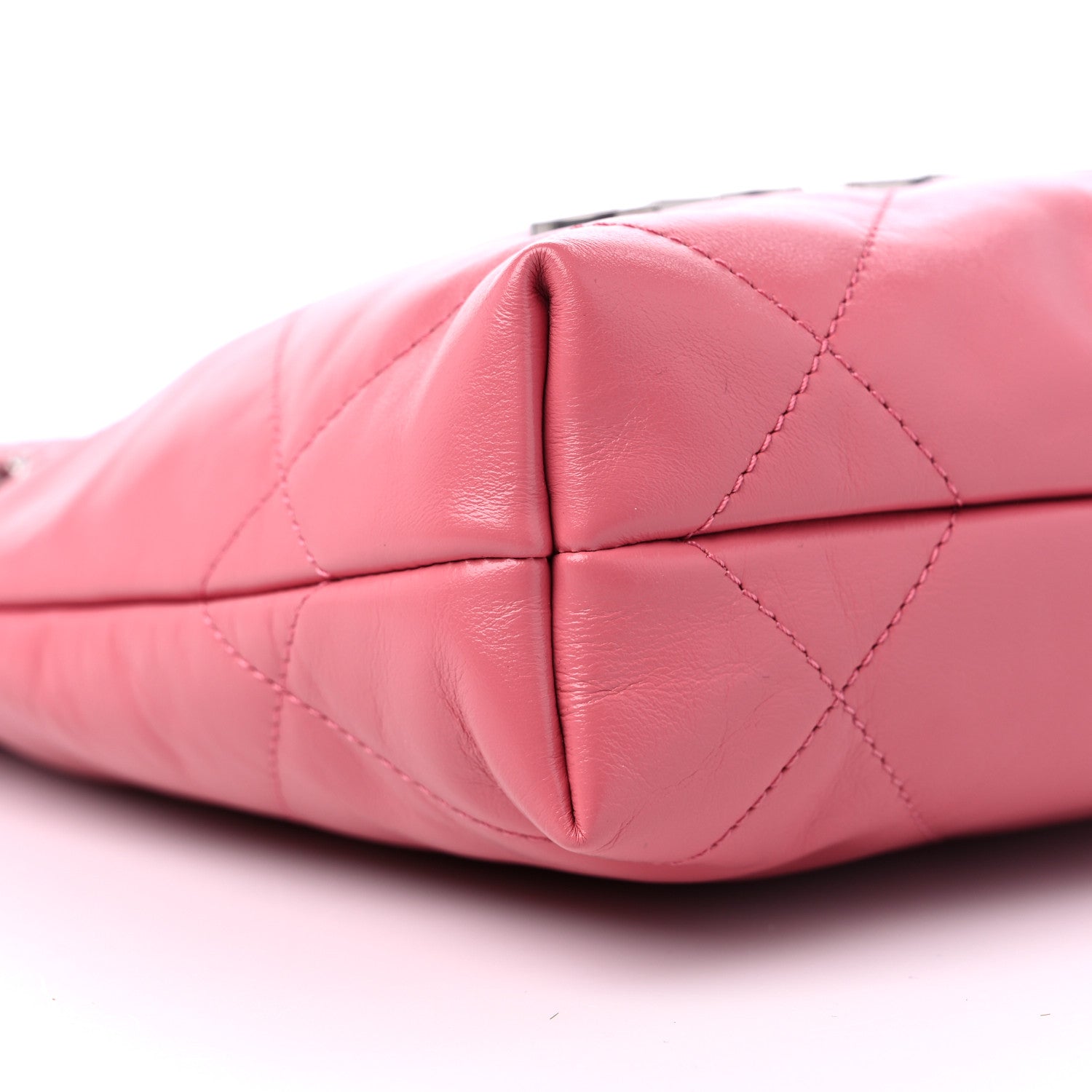 Chanel Shiny Calfskin Quilted Mini Chanel 22 Pink 8 of 10