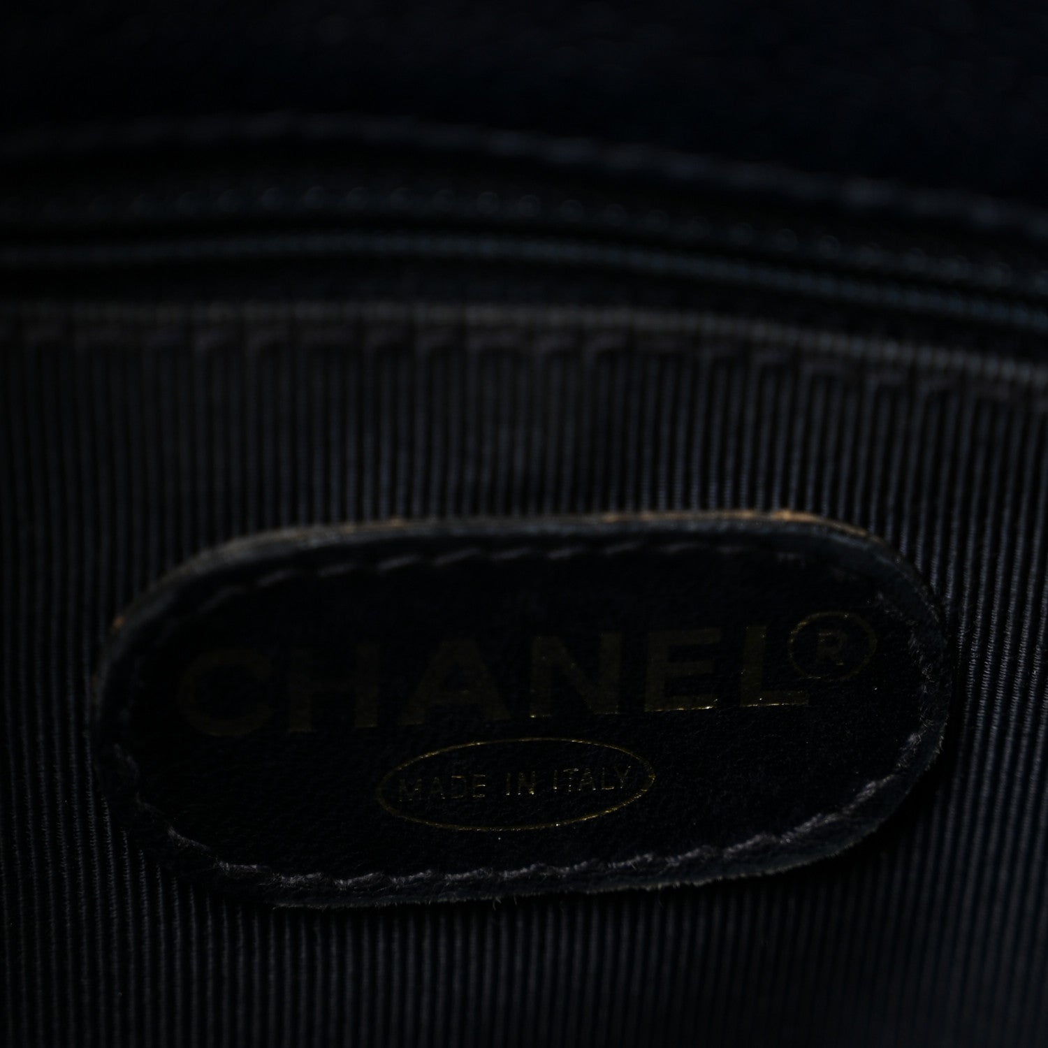 Chanel Caviar Flap CC Shoulder Bag Navy 6 of 13