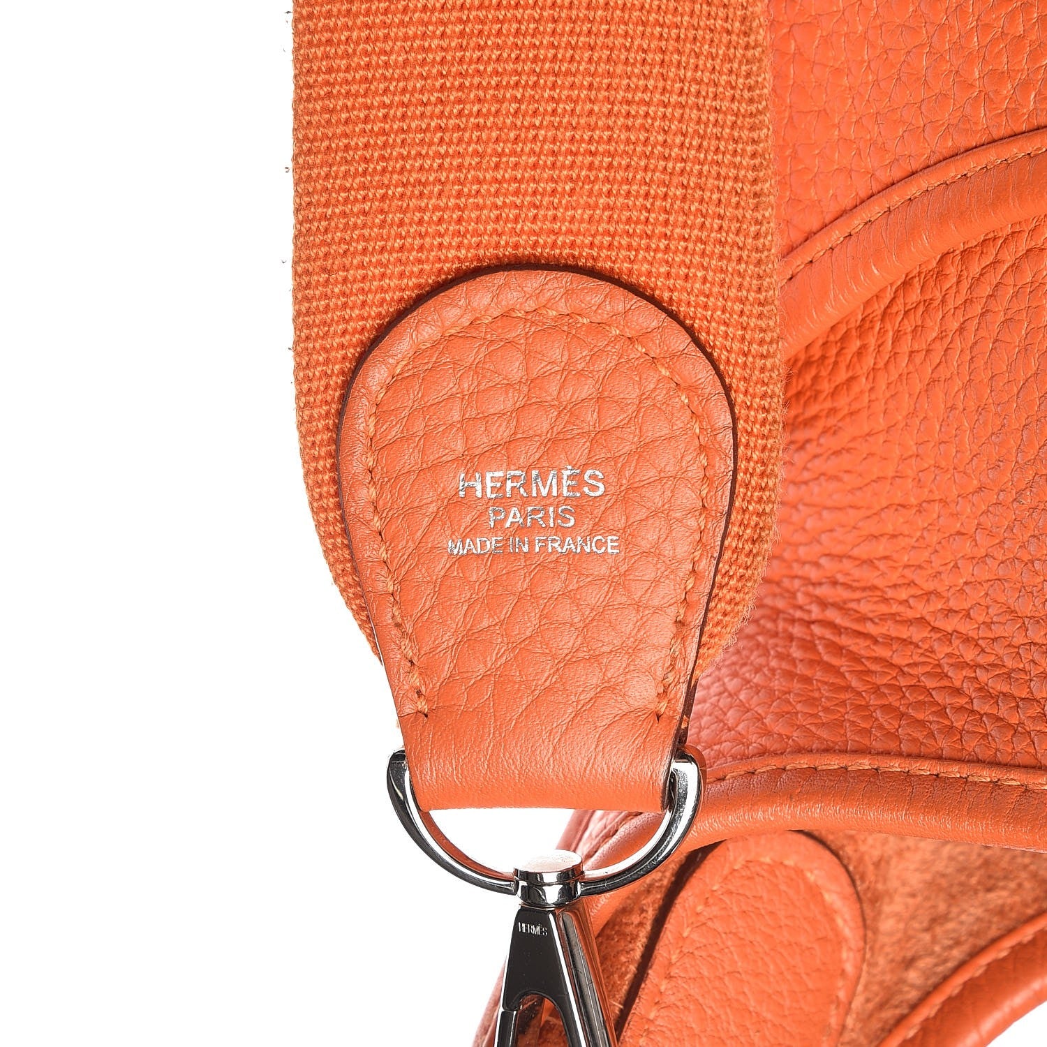 Hermes Taurillon Clemence Evelyne III PM Orange 9 of 11