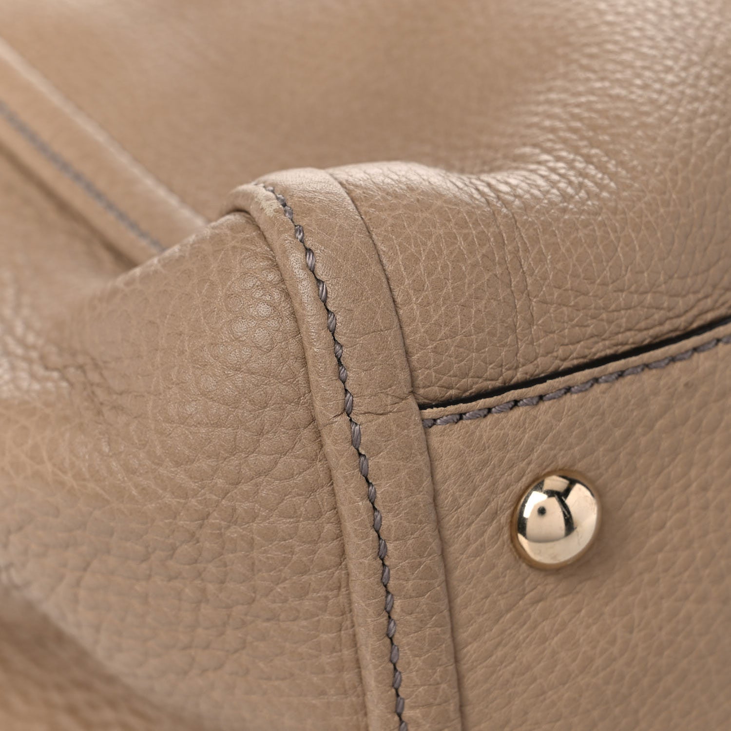 Gucci Pebbled Calfskin Medium Soho Shoulder Bag Camelia 8 of 12