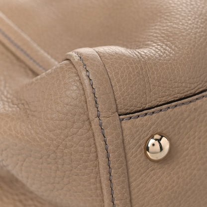 Gucci Pebbled Calfskin Medium Soho Shoulder Bag Camelia 8 of 12