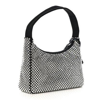 Prada Satin Crystal Mini Re-Edition 2000 Bag Cristal 3 of 13