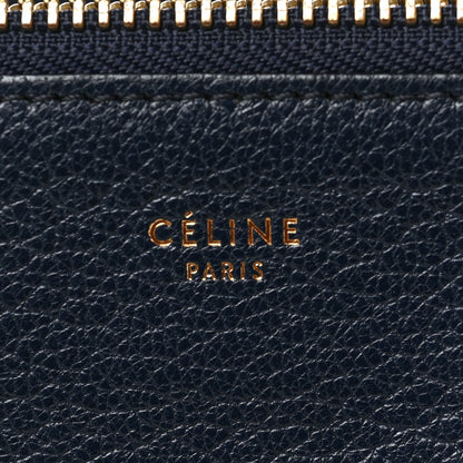Celine Goatskin Large Trio Crossbody Bag Dark Blue 10 of 12