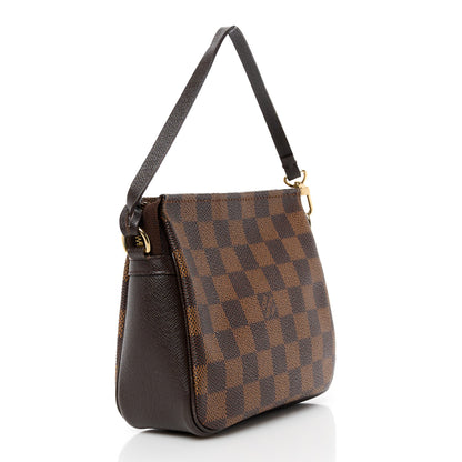 Louis Vuitton Damier Ebene Trousse Make Up Bag Pochette 3 of 12