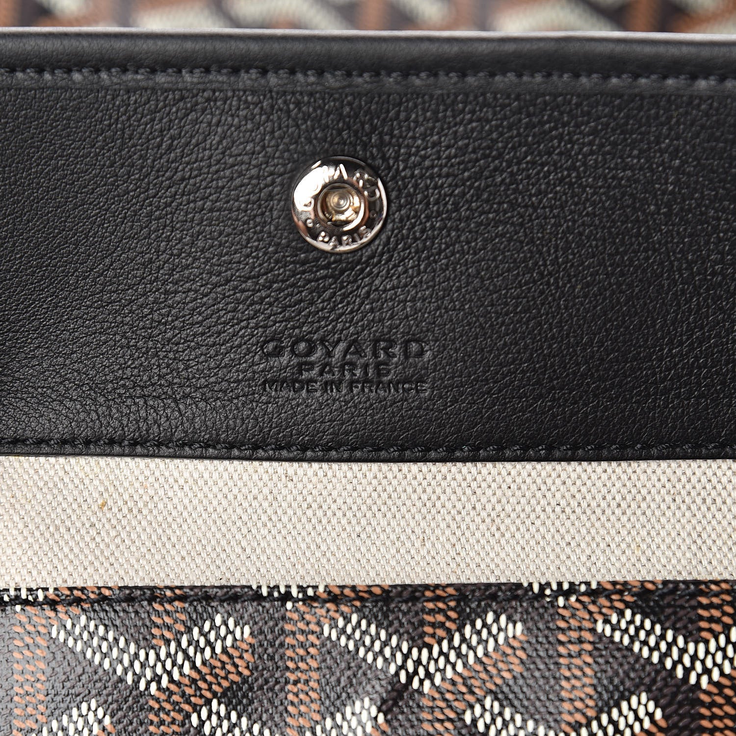 Goyard Goyardine Saint Louis GM Black 6 of 9