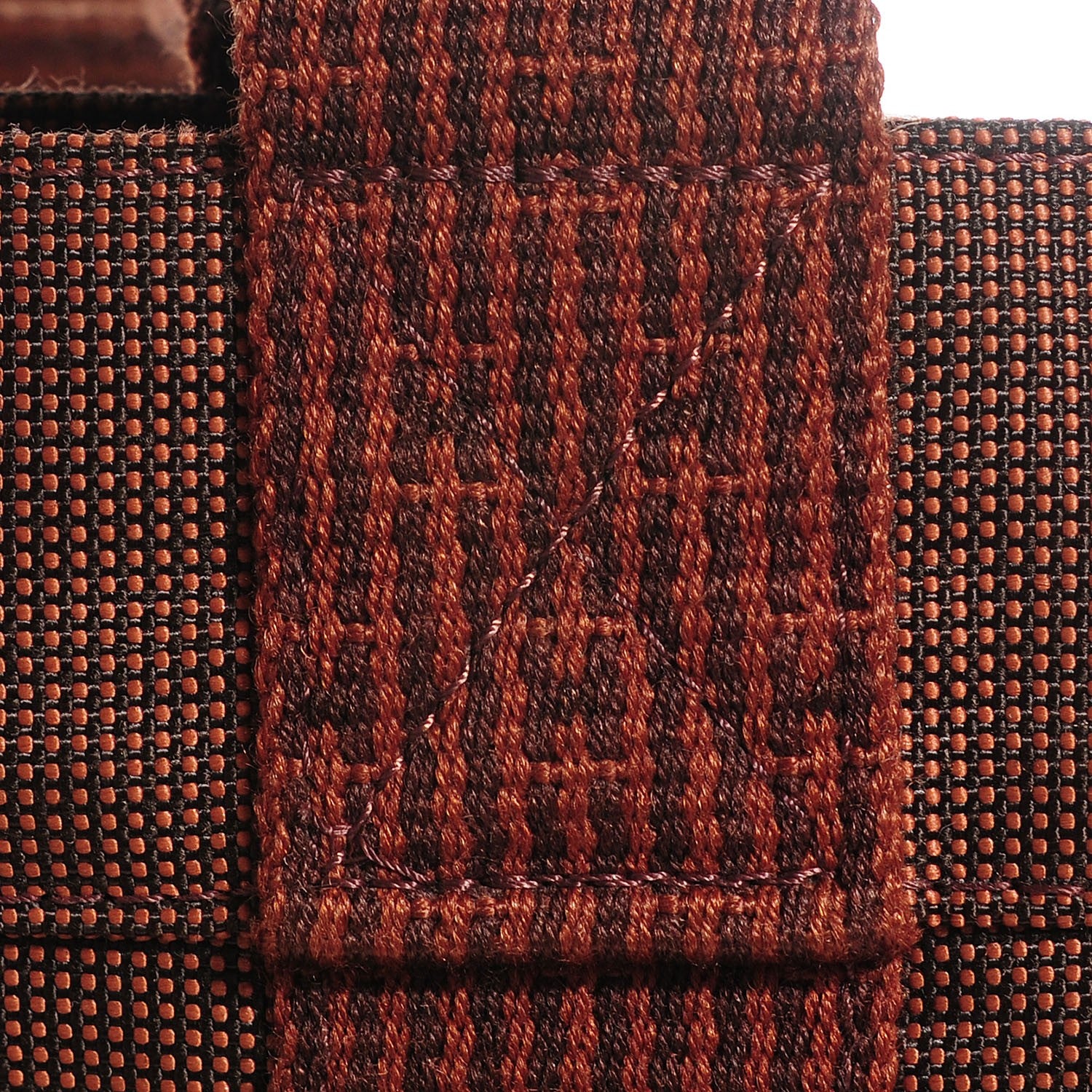 Hermes Canvas Herline MM Tote Brown 13 of 14