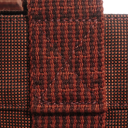 Hermes Canvas Herline MM Tote Brown 13 of 14