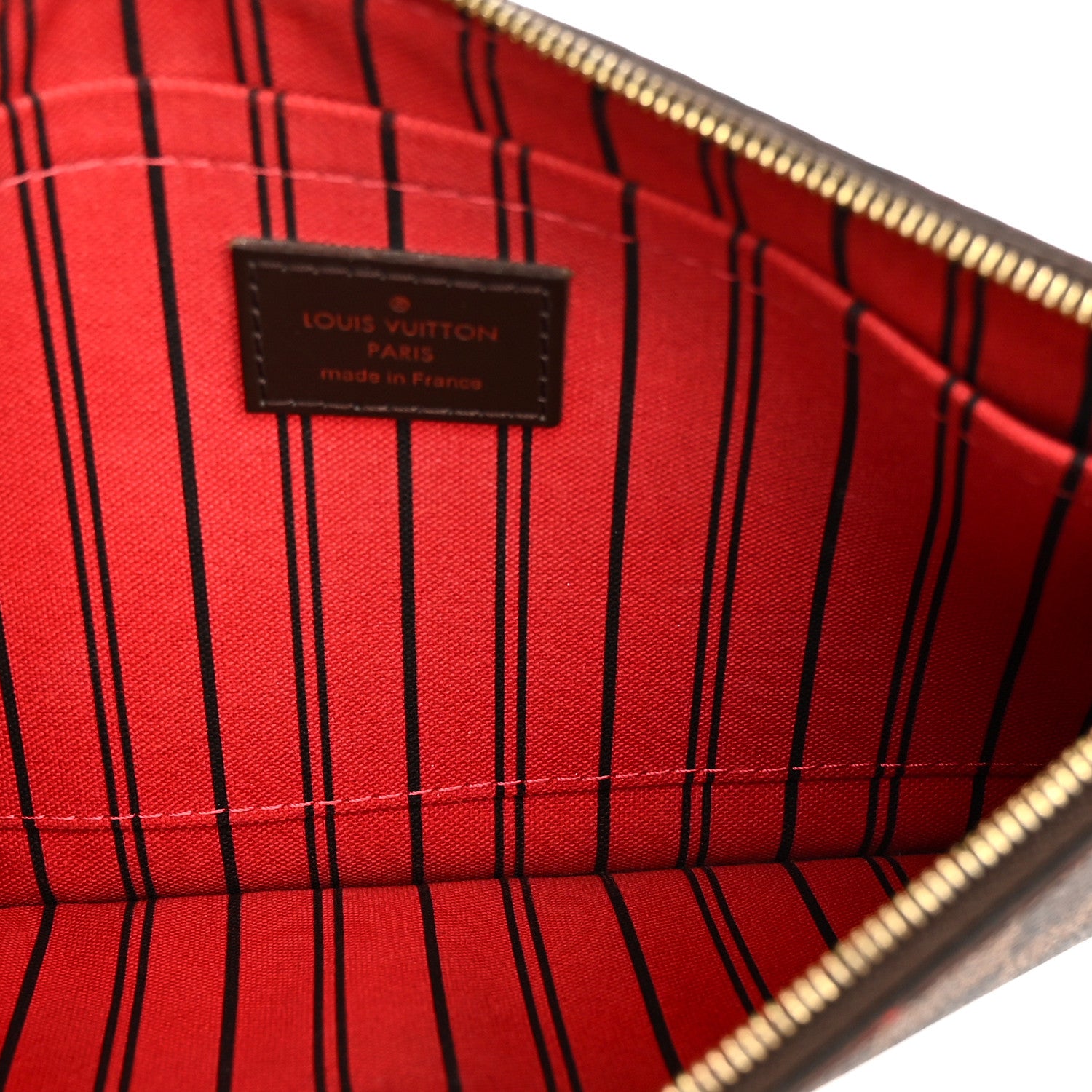 Louis Vuitton Damier Ebene Neverfull MM GM Pochette 5 of 8