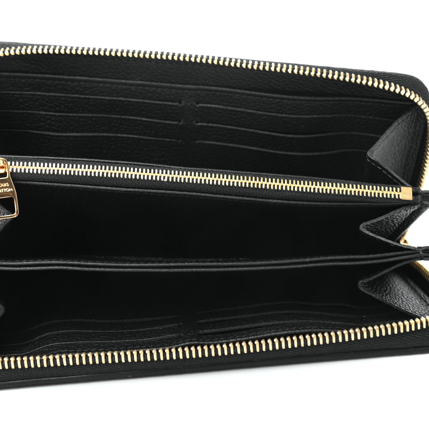 Empreinte Monogram Giant Zippy Wallet Black Beige