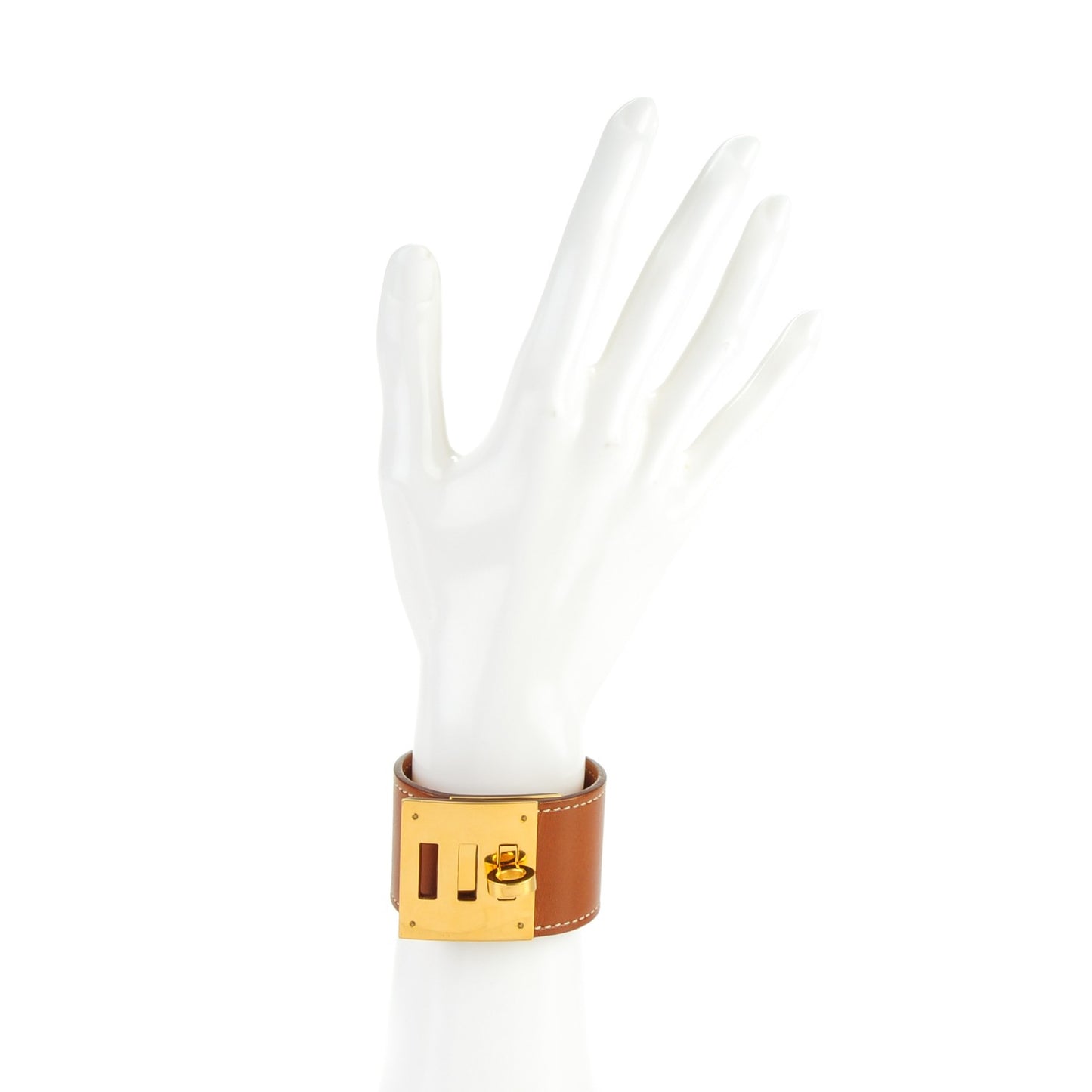 Natural Barenia Kelly Dog Cuff