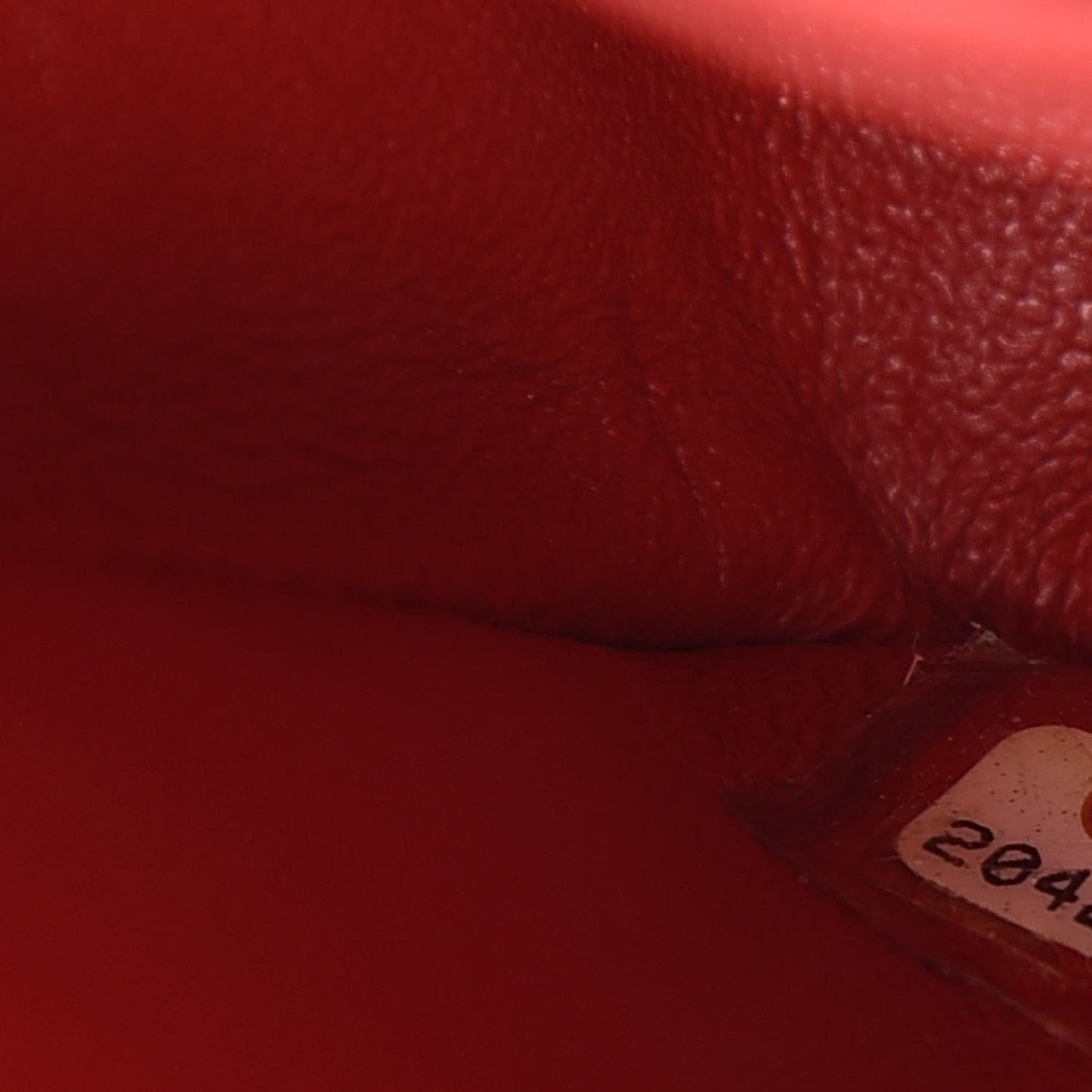 Lambskin Quilted Medium Double Flap Red
