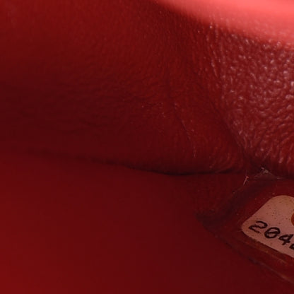 Chanel Lambskin Quilted Medium Double Flap Red 8 of 15