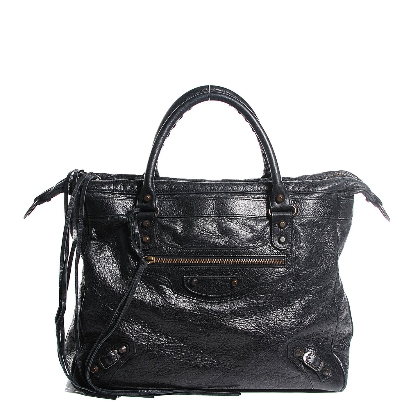 Agneau Classic Hardware Strategy Black