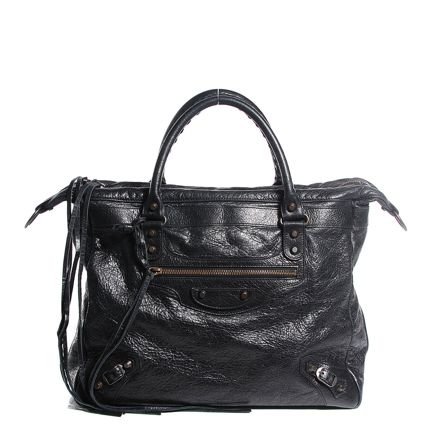 Balenciaga Agneau Classic Hardware Strategy Black 1 of 13