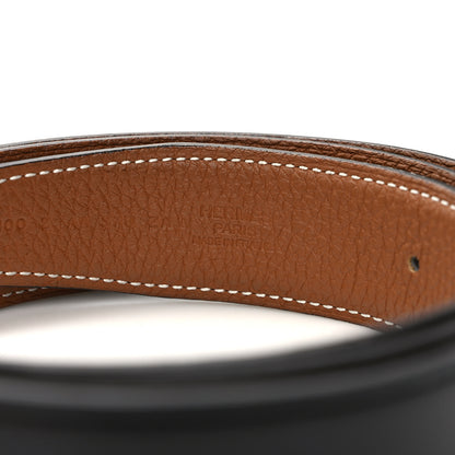 Hermes Box Togo 32mm H Belt 100 40 Black Gold 4 of 7
