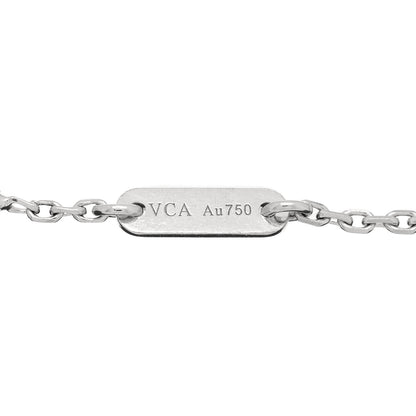 Van Cleef & Arpels 18K White Gold Diamond Sweet Alhambra Bracelet 3 of 3