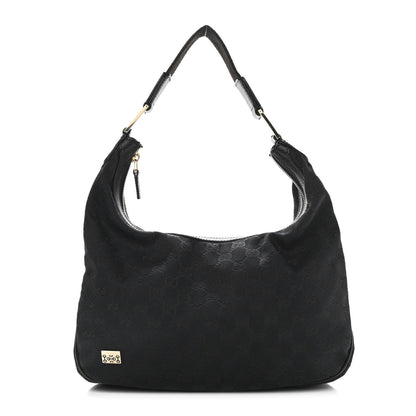 Gucci Monogram Medium Pop Hobo Black 1 of 12