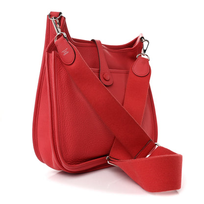 Hermes Taurillon Clemence Evelyne III PM Bougainvillea 3 of 12