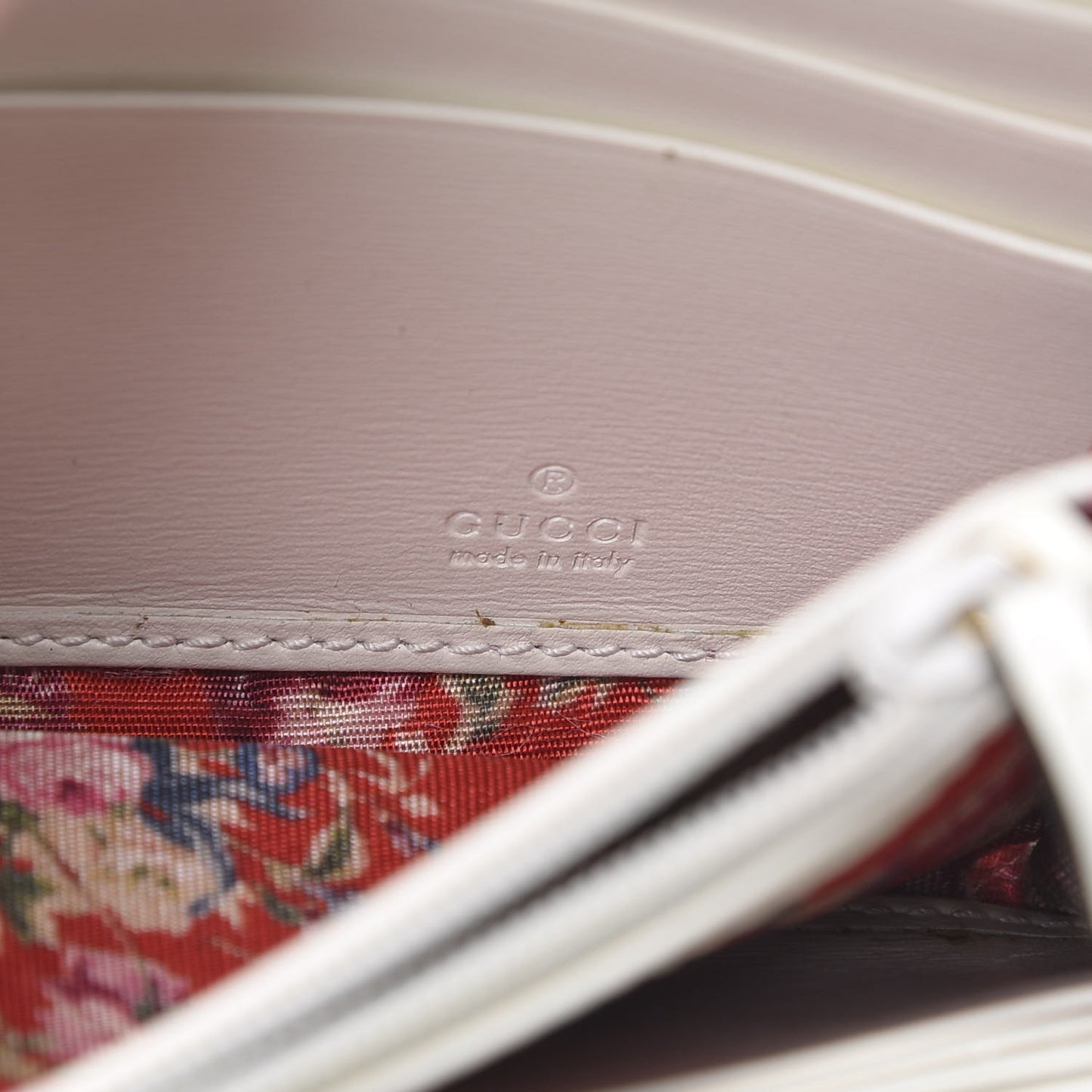 Calfskin Web Trapuntata GG Continental Wallet Off White