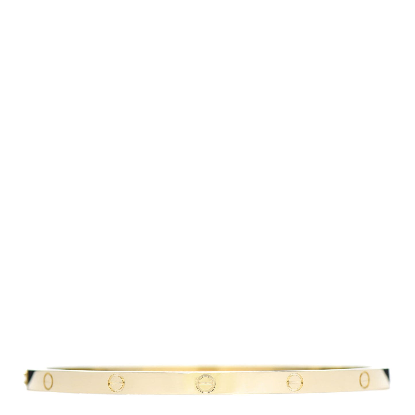 18K Yellow Gold Small LOVE Bracelet 17