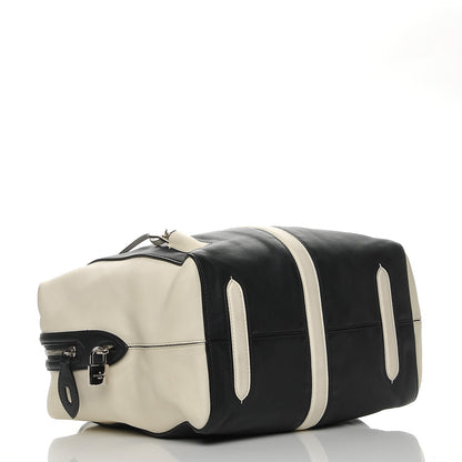 Louis Vuitton Calfskin Suship North South Speedy Navy White 4 of 9