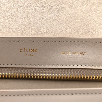 Celine Crisp Calfskin Suede Medium Tri-Color Trapeze Black 6 of 19
