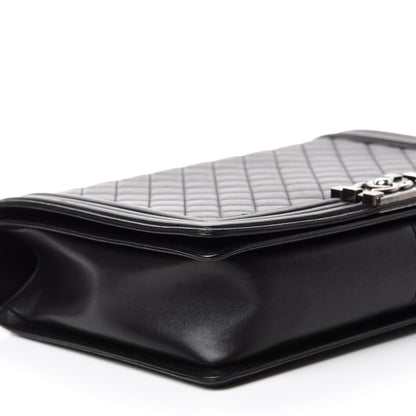 Chanel Lambskin Quilted Large Boy Flap Black 7 of 14