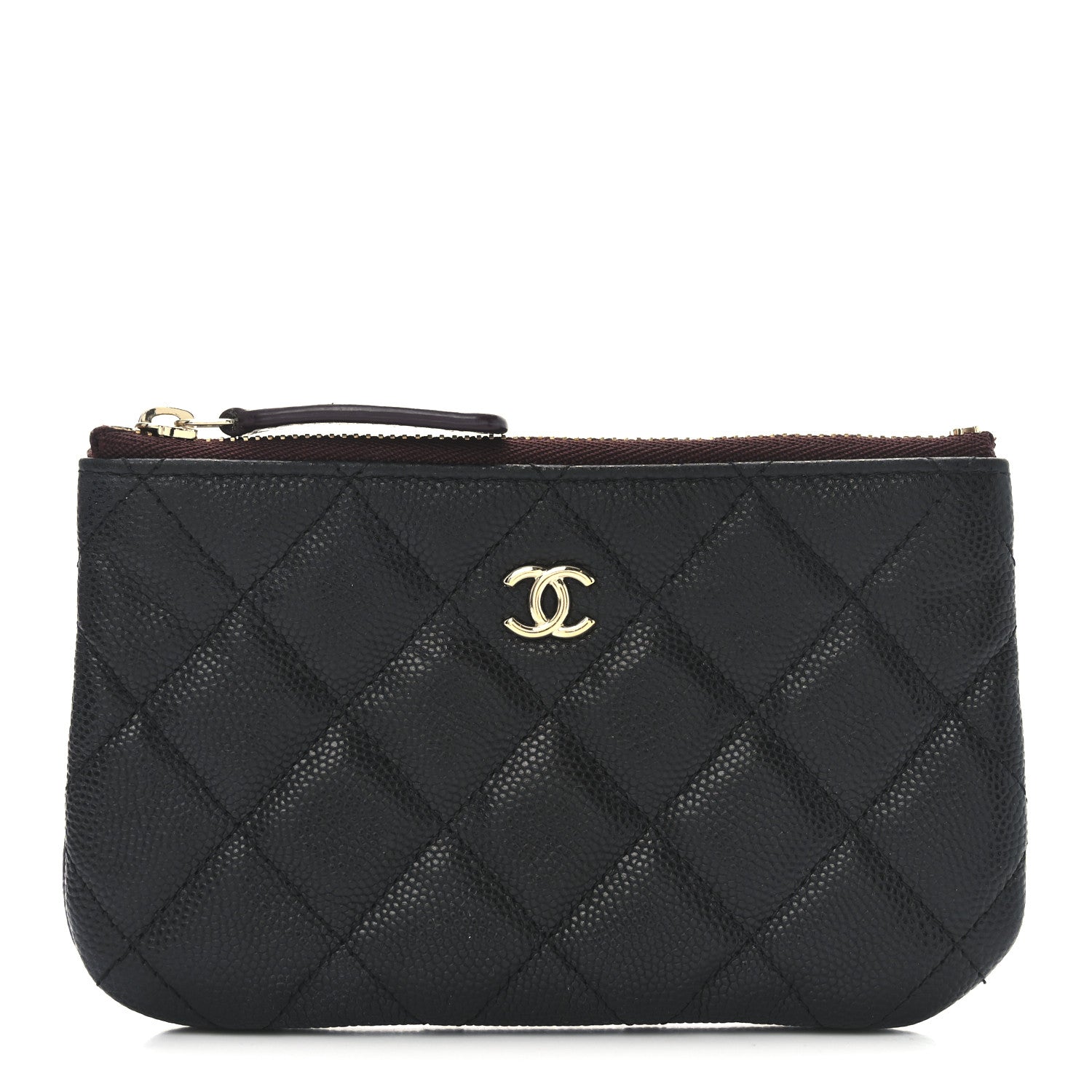 Chanel Caviar Quilted Small Cosmetic Case Black 1 of 8