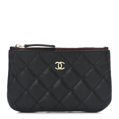 Chanel Caviar Quilted Small Cosmetic Case Black 1 of 8