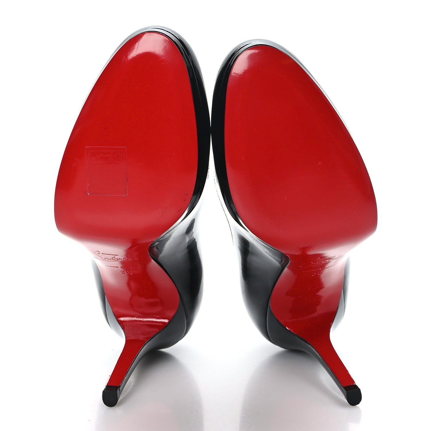 Christian Louboutin Patent New Simple 120 Pumps 36 Black 5 of 7