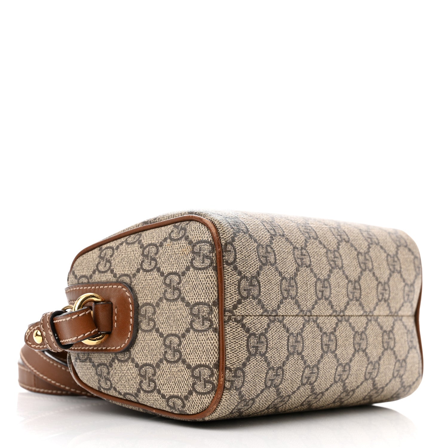 Gucci GG Supreme Monogram Mini Boston Beige Tuscany 3 of 13