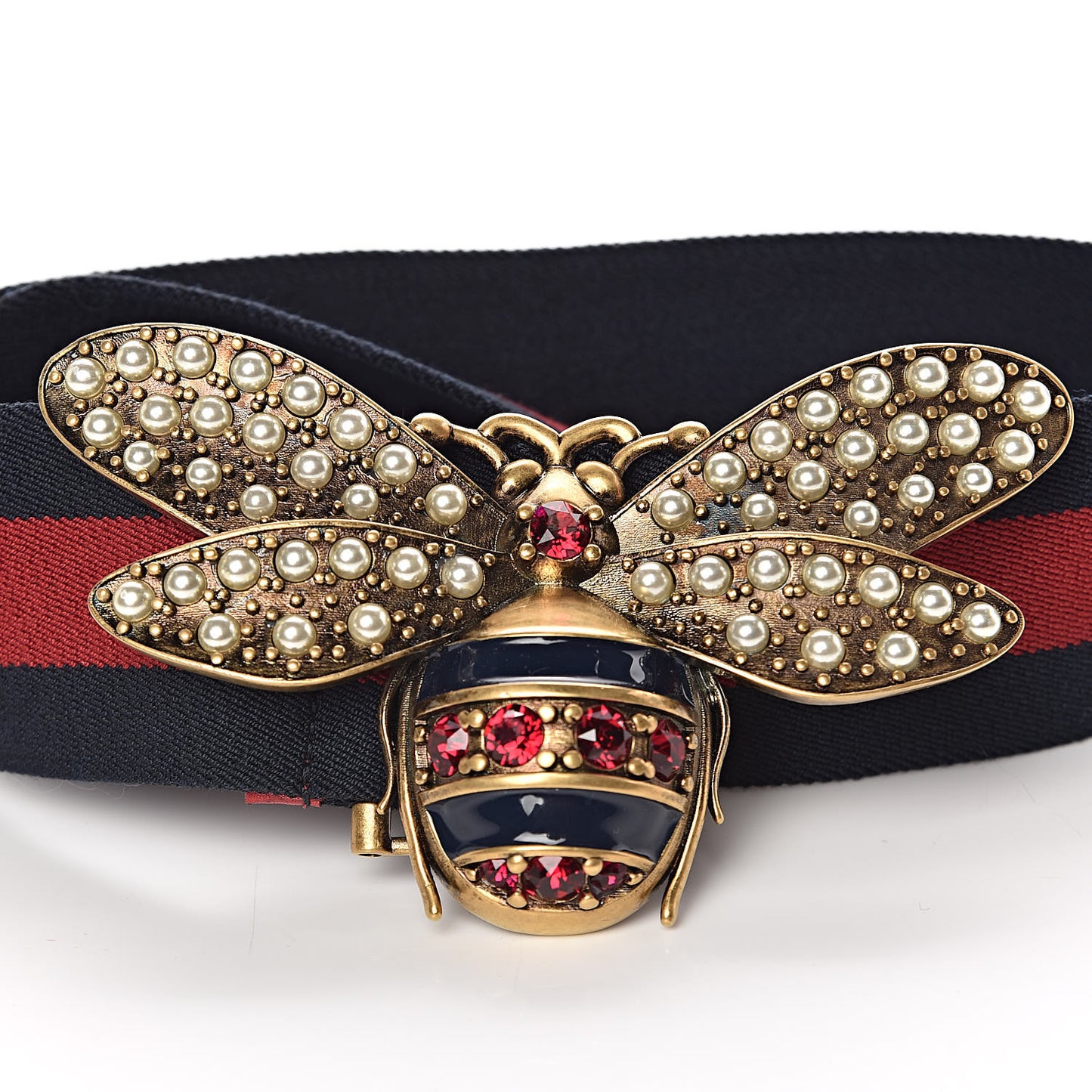 Web Queen Margaret Bee Belt 75 30 Red Navy