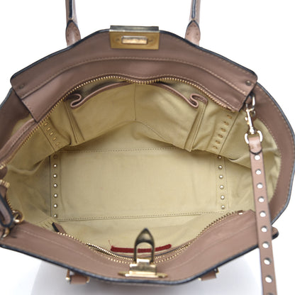 Valentino Garavani Vitello Rockstud Double Handle Tote Alpaca 3 of 18