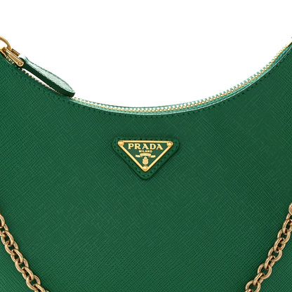 Prada Saffiano Lux Re-Edition 2005 Shoulder Bag Mango 8 of 12