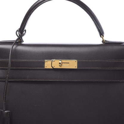 Hermes Box Kelly Sellier 32 Chocolate 11 of 21