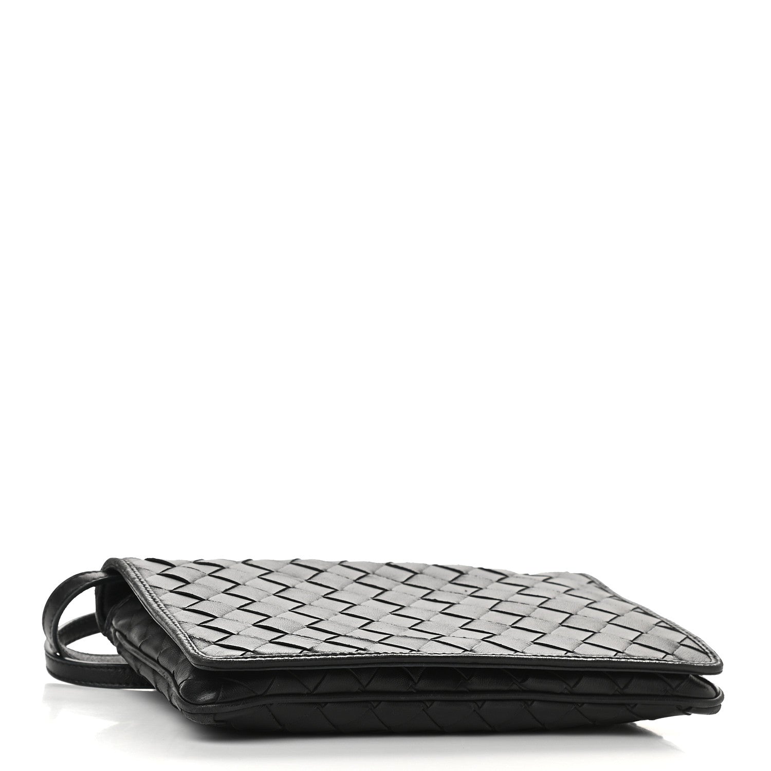 Bottega Veneta Nappa Intrecciato Flap Crossbody Black 4 of 9